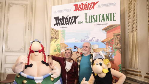 Jour J pour le nouvel Astérix, en mission en Lusitanie