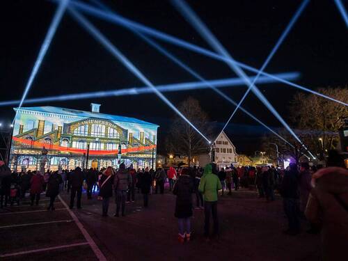 Fréquentation en recul pour le Festival des Lumières à Morat (FR)