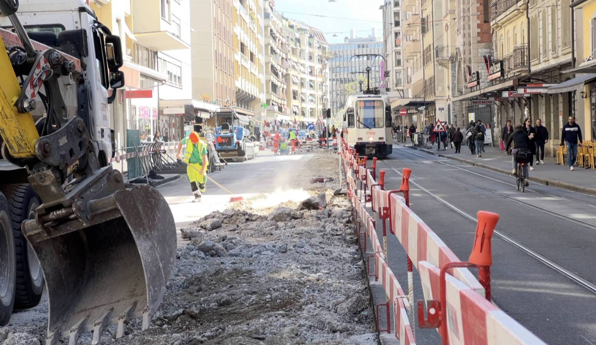 Calendrier des travaux revu à la rue de Carouge