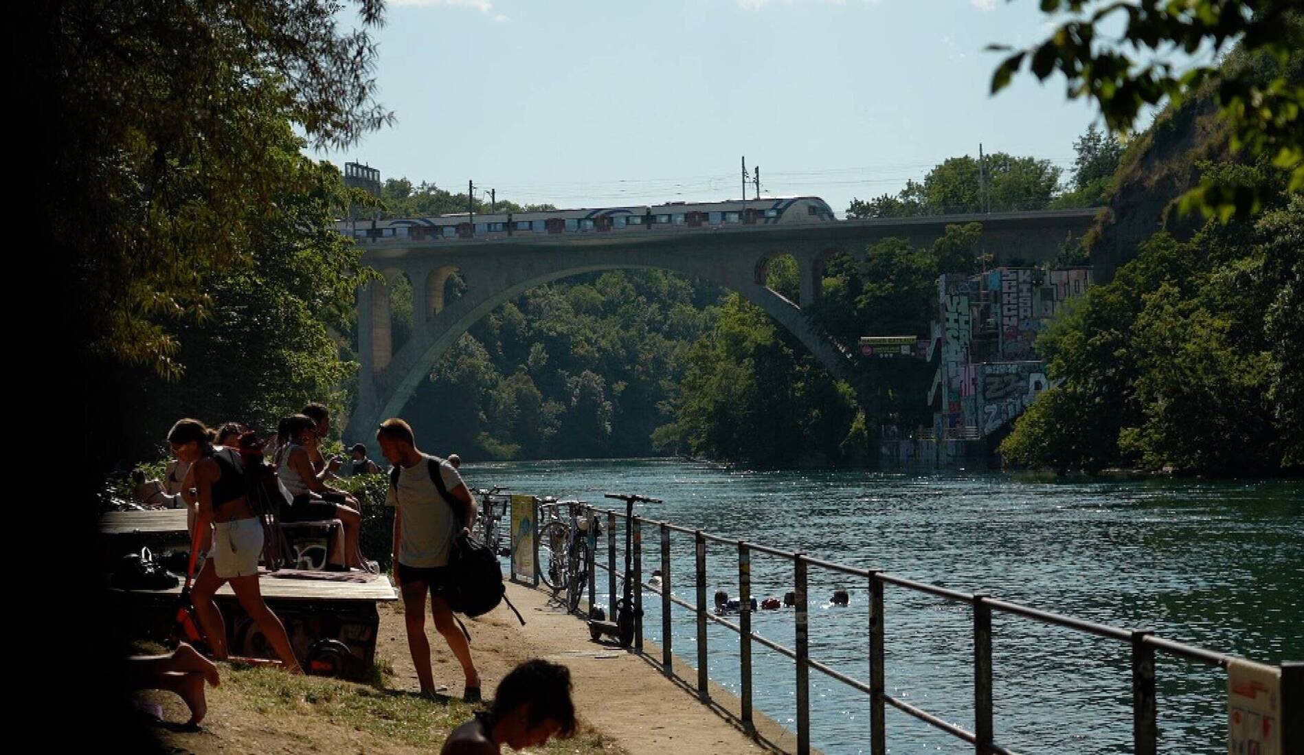 Les rives du Rhône, un lieu pour tisser du lien social