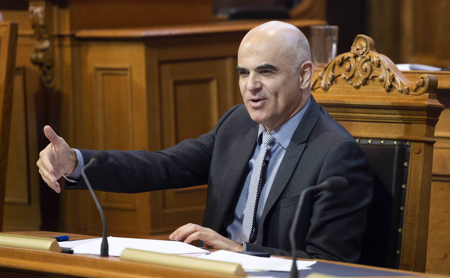 Alain Berset est élu président de la Confédération