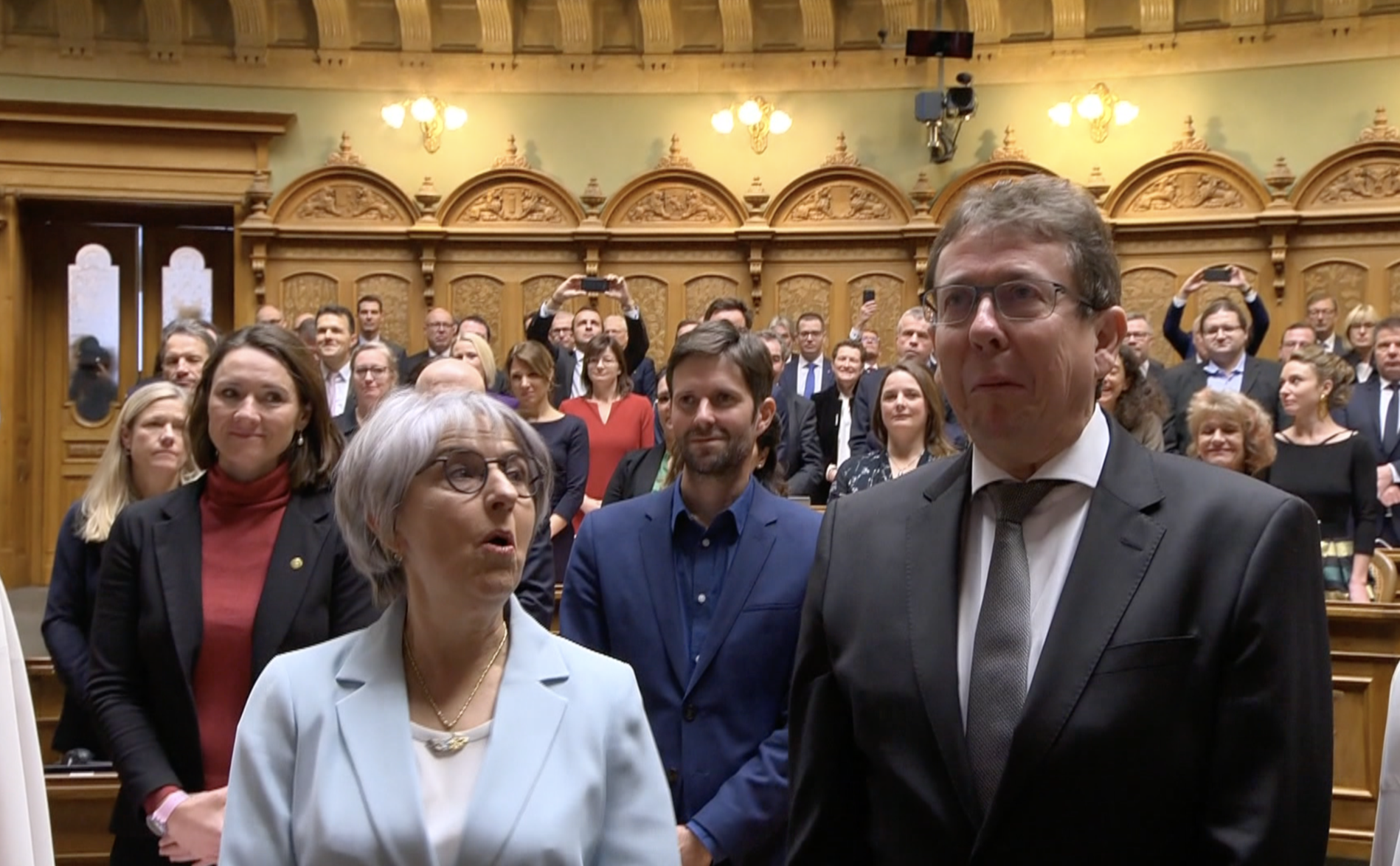 Double élection au Conseil Fédéral: les images fortes de la journée