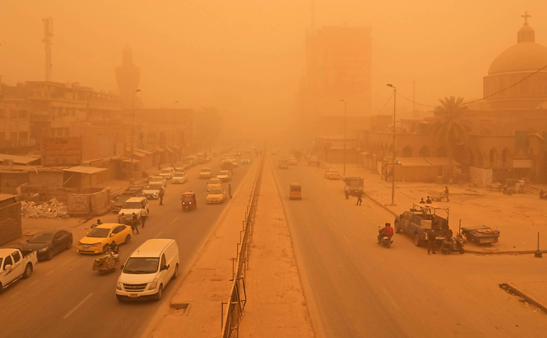Les Emirats arabes touchés à leur tour par une tempête de sable