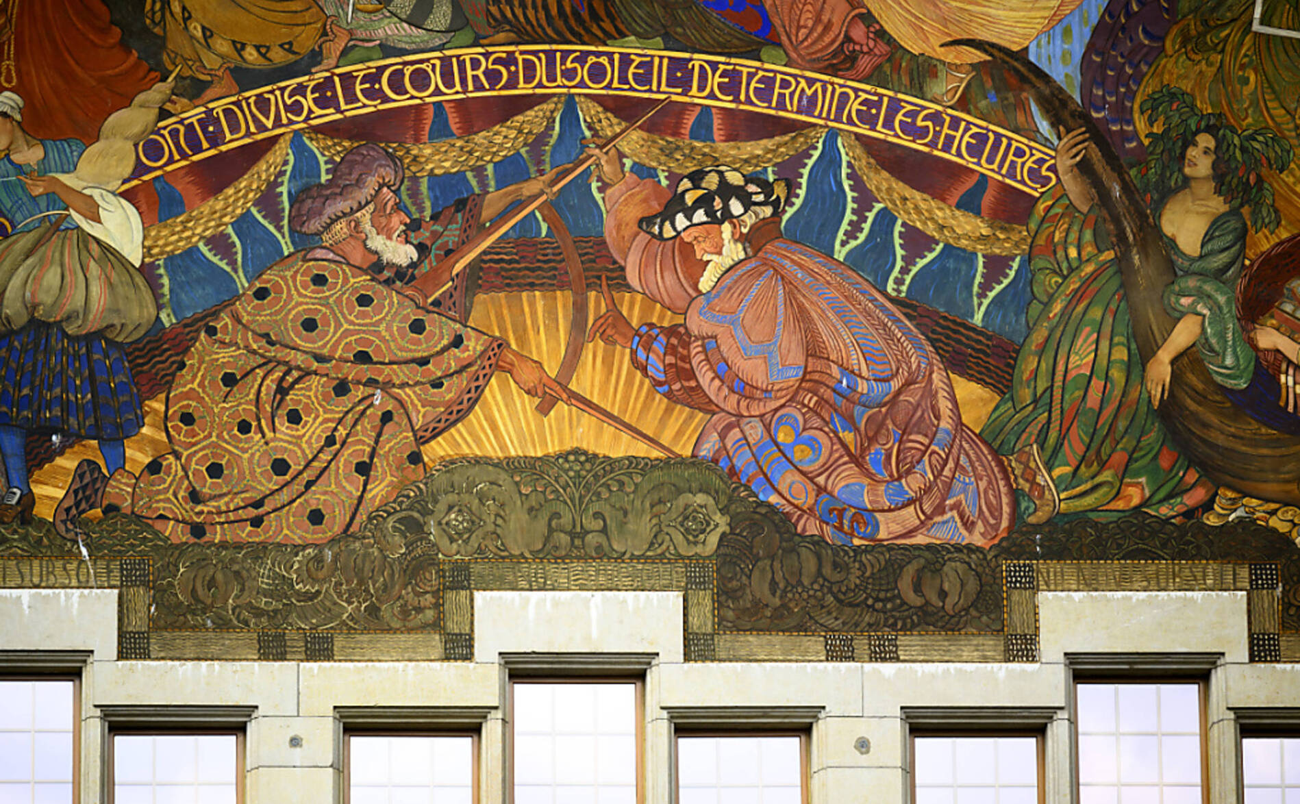 Le Locle: une fresque monumentale fête ses 100 ans