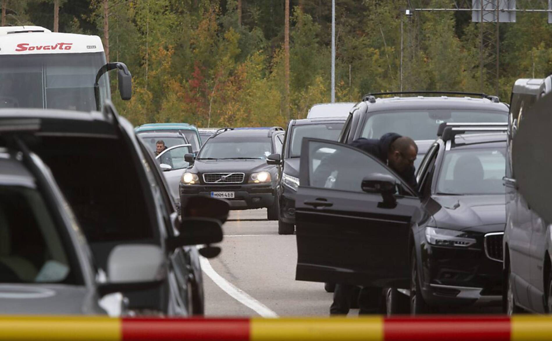 Week-end le plus chargé de l'année à la frontière finlandaise