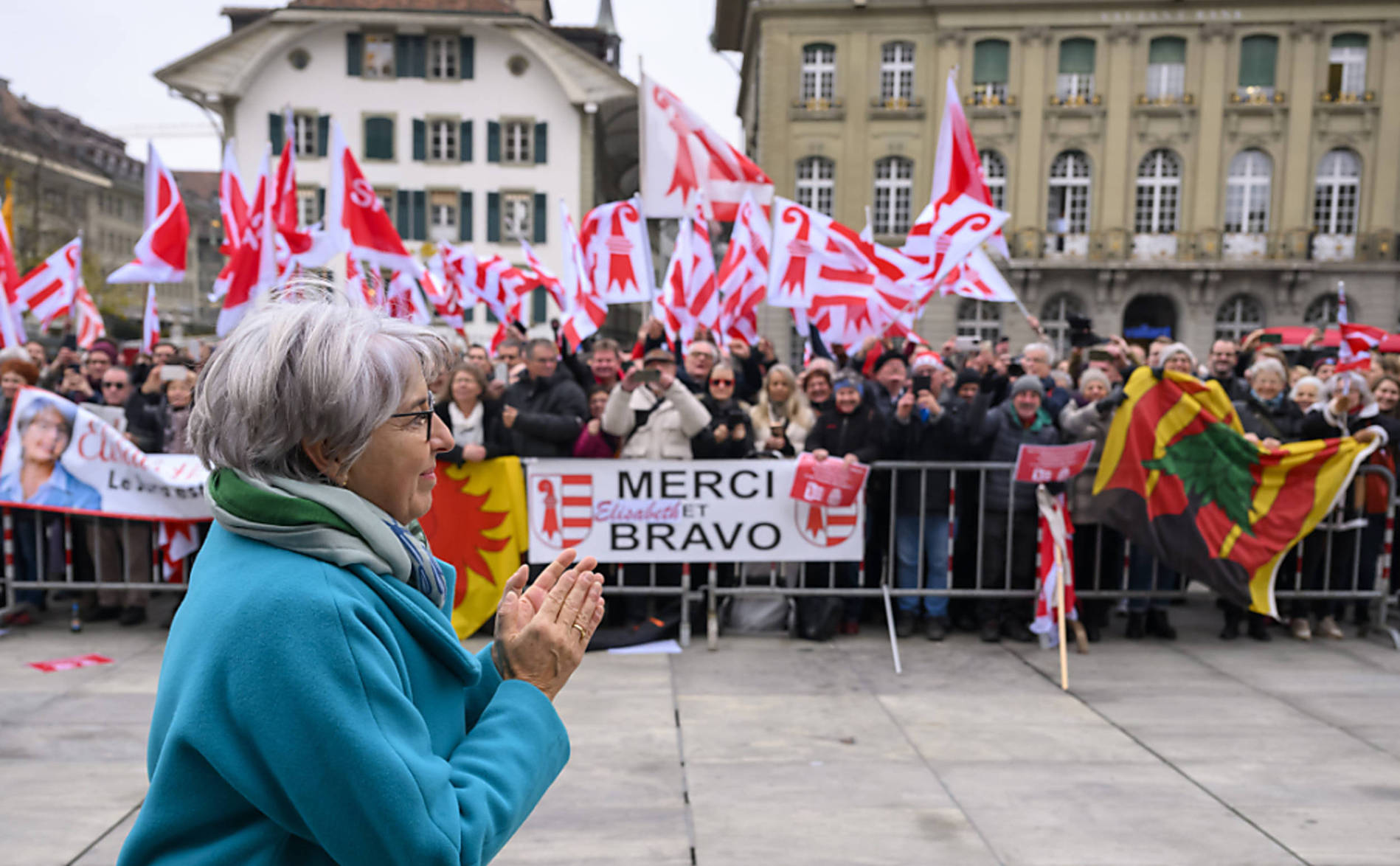Elisabeth Baume-Schneider remercie ses supporters