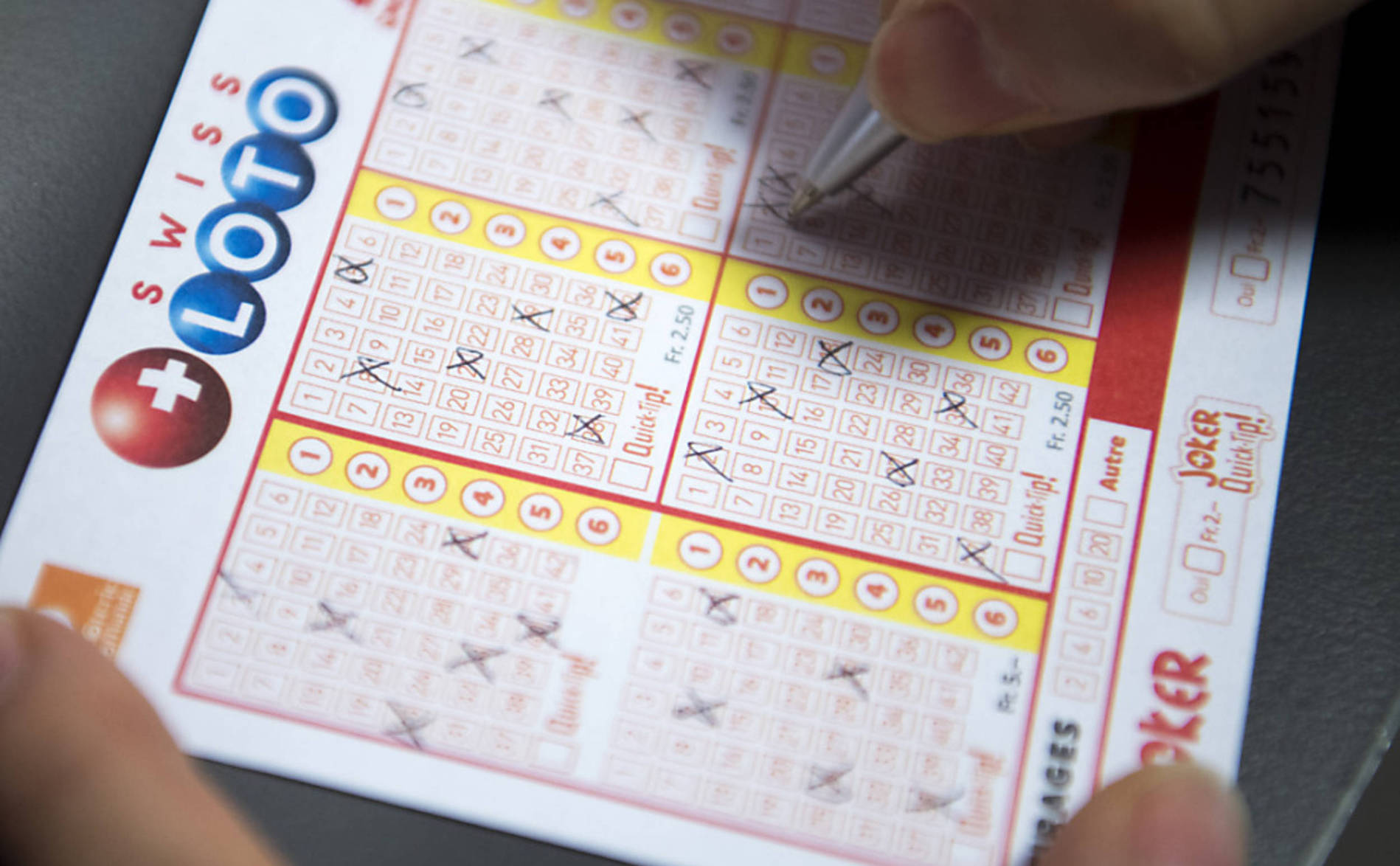 Pas de nouveau millionnaire au tirage du Swiss Loto