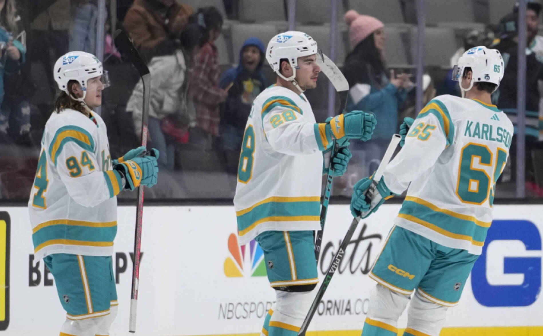 Timo Meier buteur mais encore battu