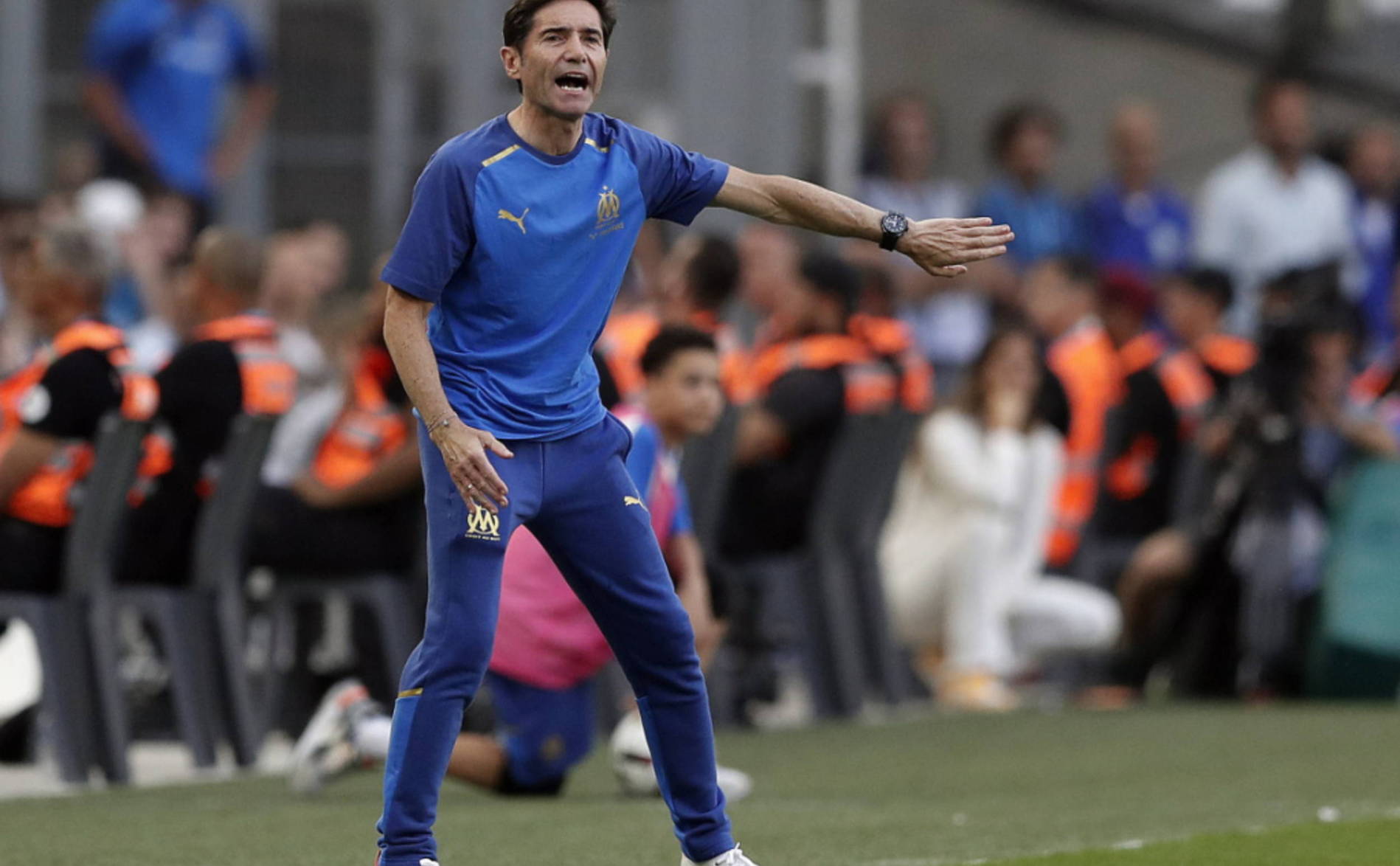 Marcelino l'entraîneur de Marseille absent à Amsterdam