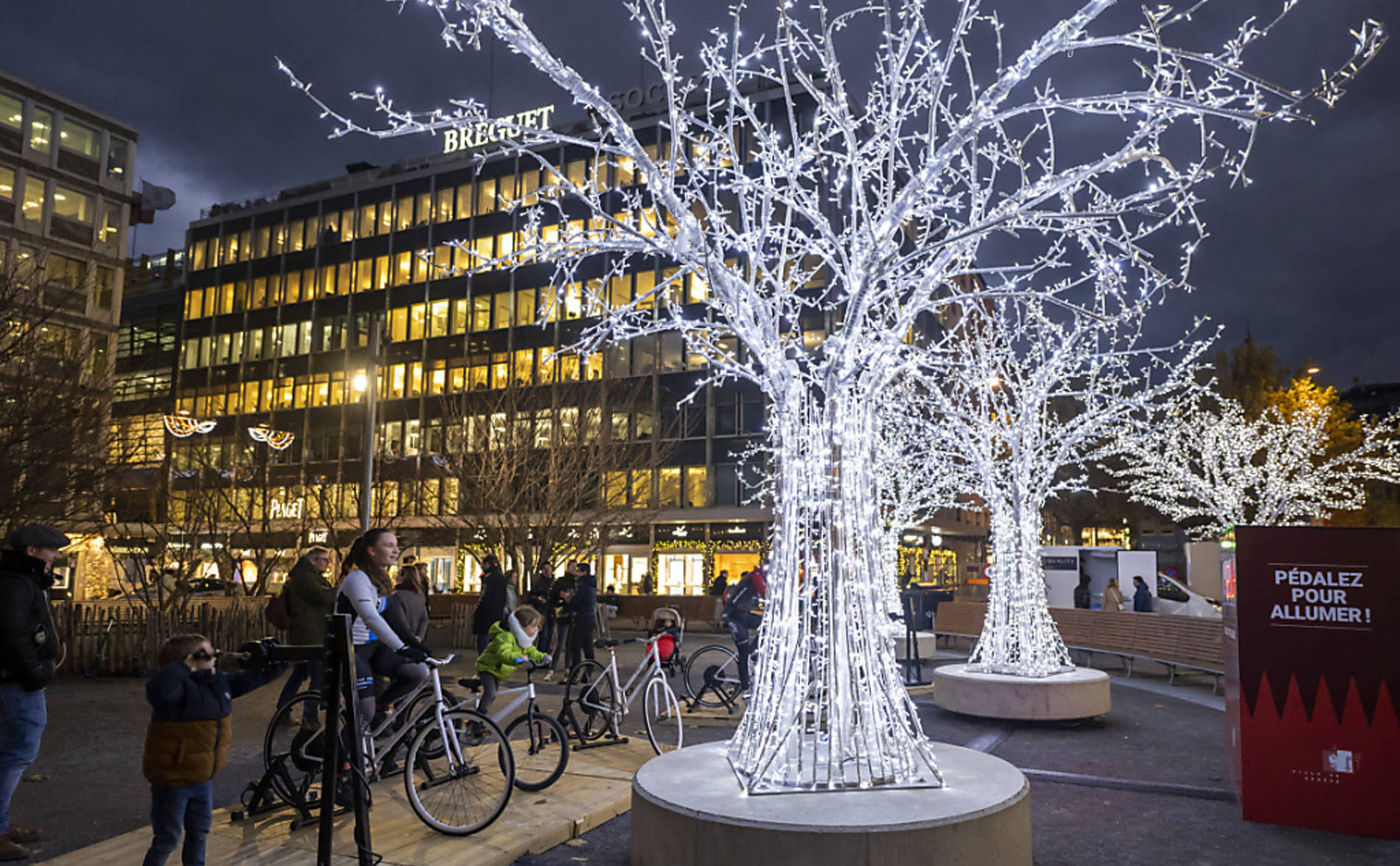Une vingtaine d'installations lumineuses pour faire briller Genève