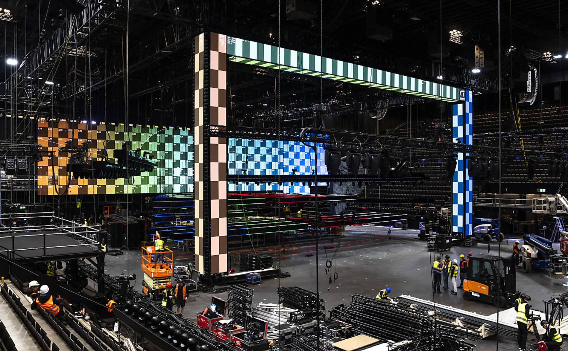 La grande scène de l'Eurovision sera prête dans dix jours