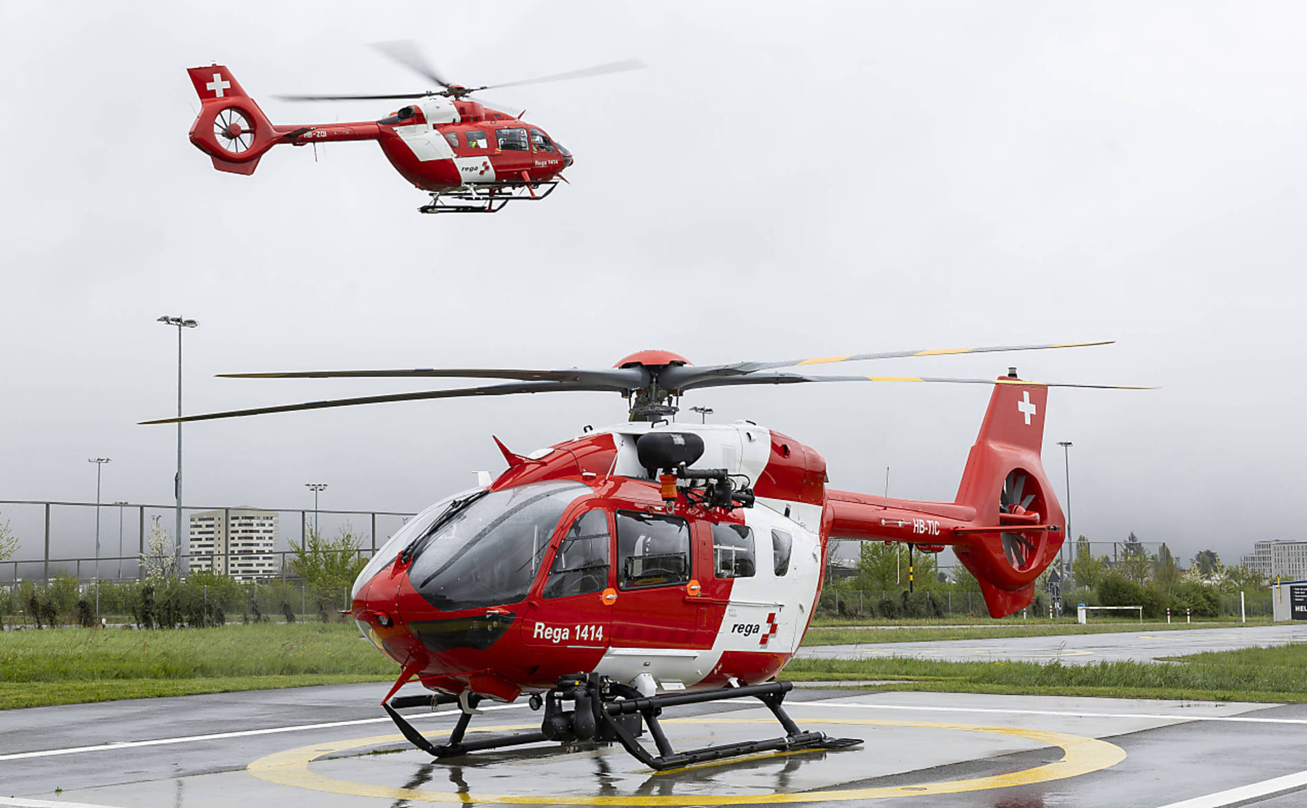 Lausanne: la Rega reçoit le premier hélicoptère de sa future flotte