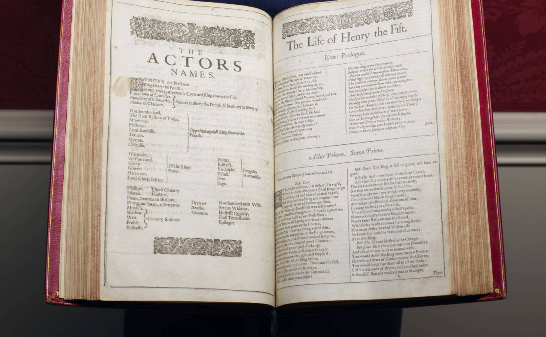 Quatre recueils de Shakespeare aux enchères à Londres