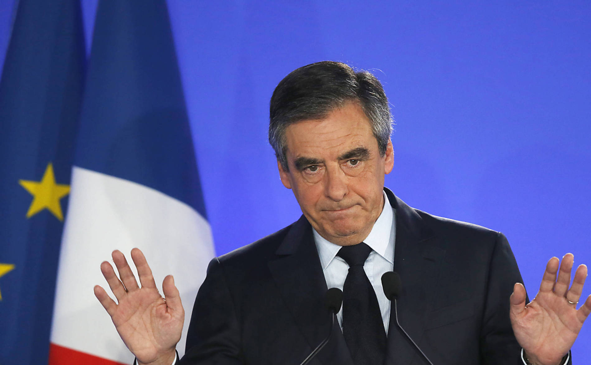 Quatre ans de prison avec sursis requis contre François Fillon