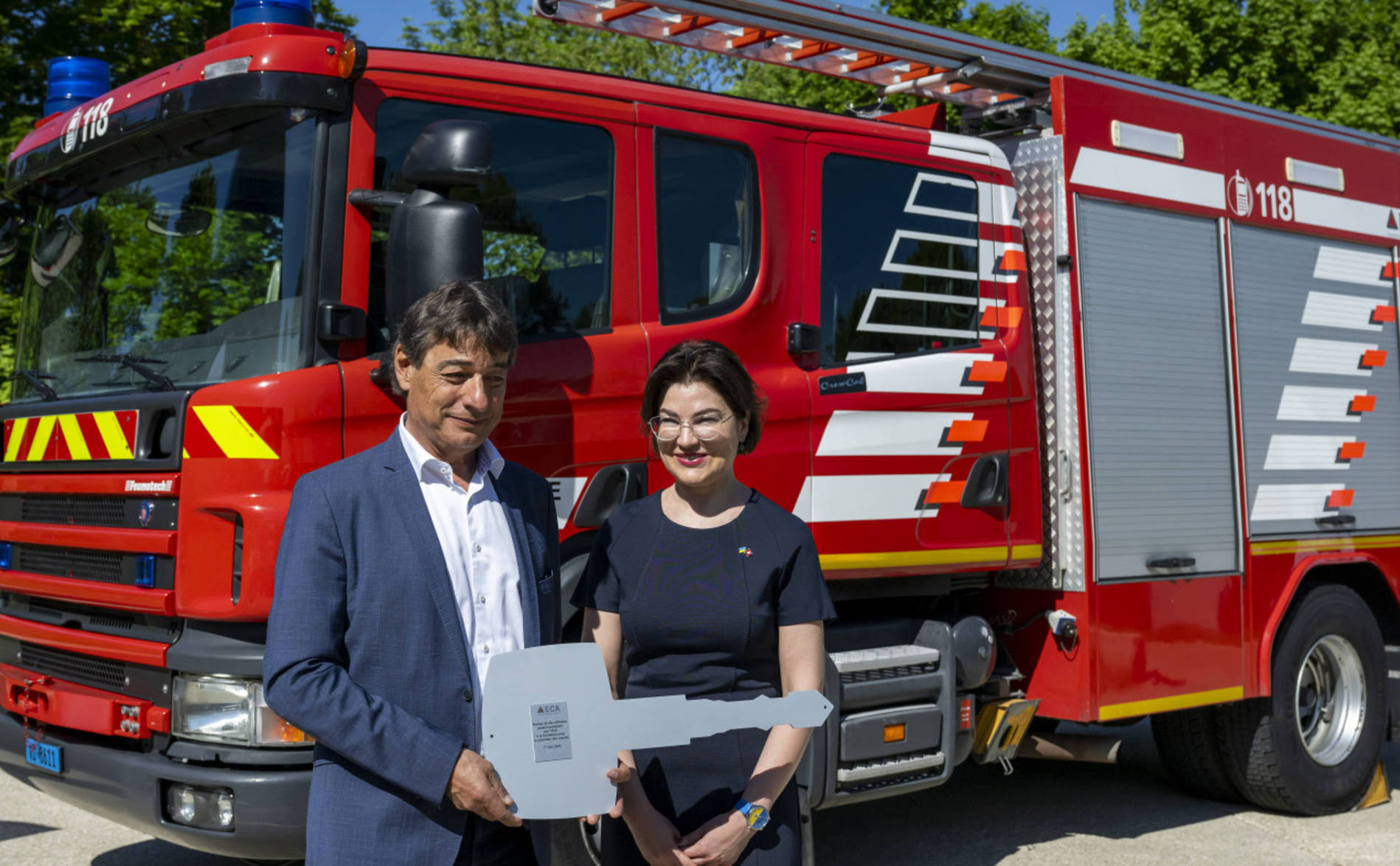 Vaud: dix véhicules de pompiers prévus pour l'Ukraine