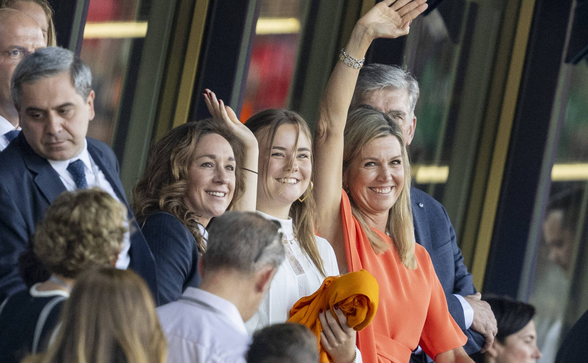 La reine des Pays-Bas applaudit « ses » joueuses à Lucerne