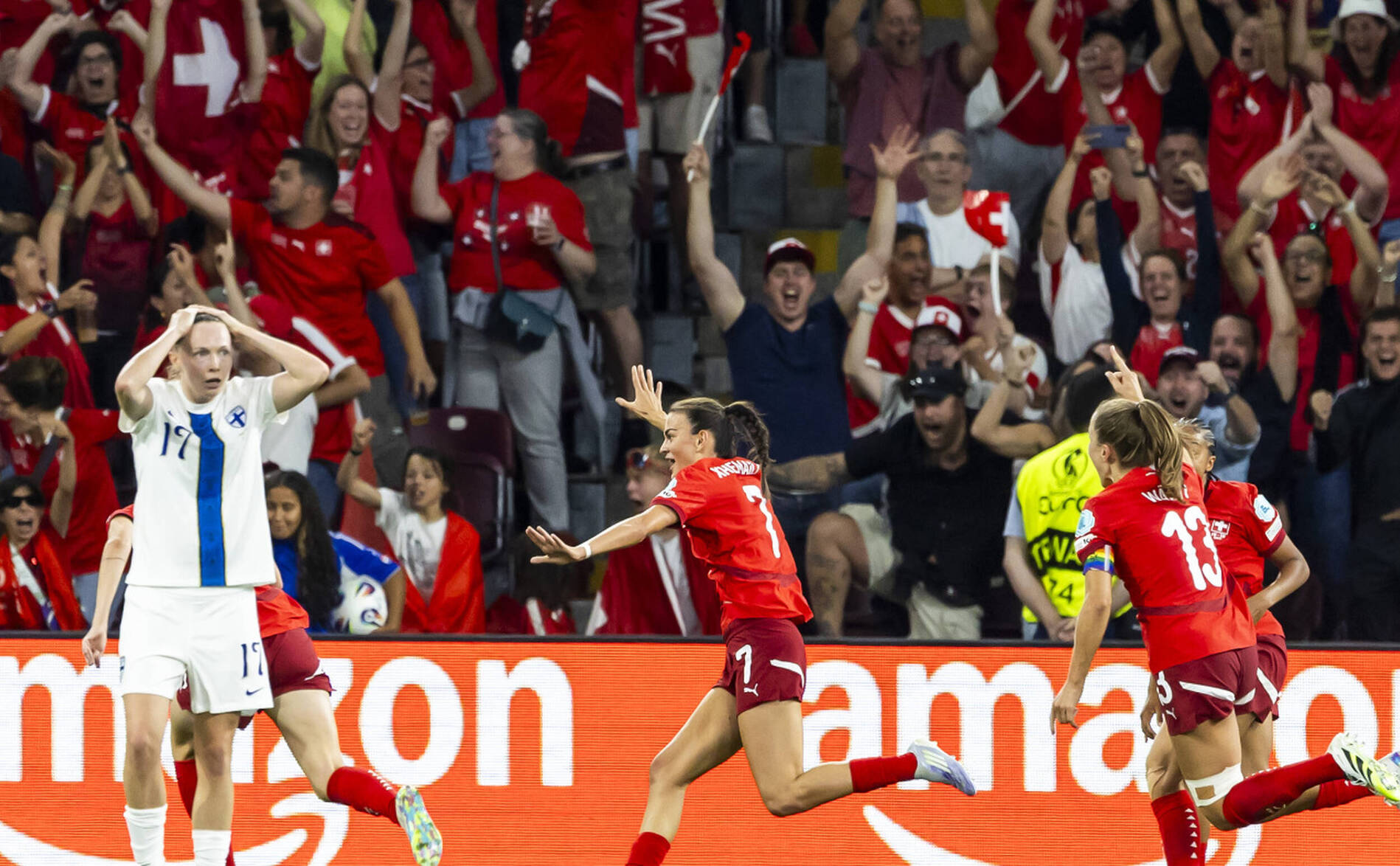 La Suisse se qualifie pour les quarts de finale de l'Euro