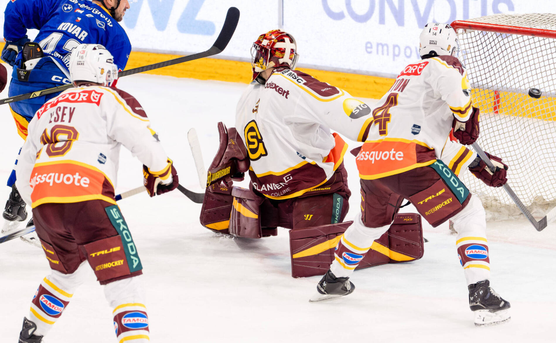 National League: Genève-Servette se reprend, le LHC et Ajoie battus