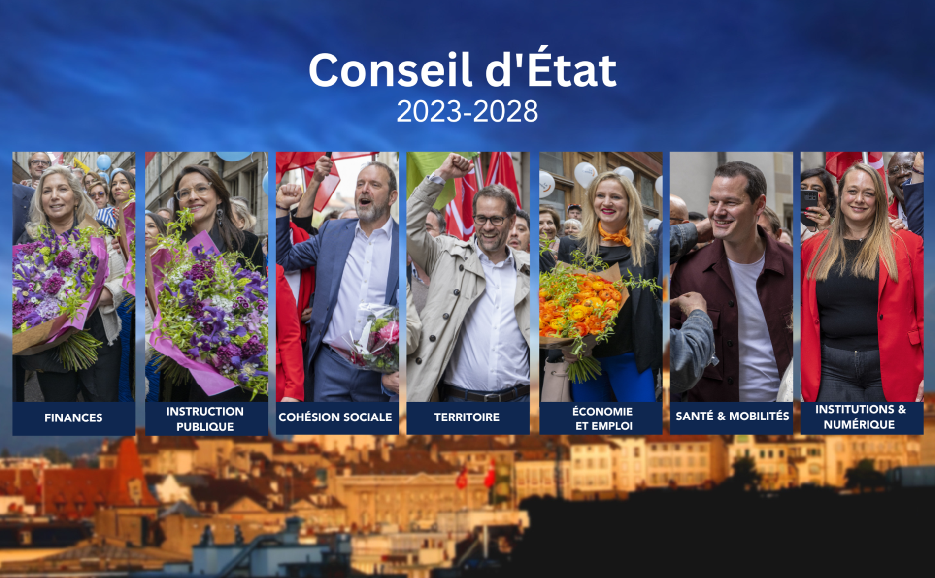 Nouveau Conseil d’État: les départements sont connus