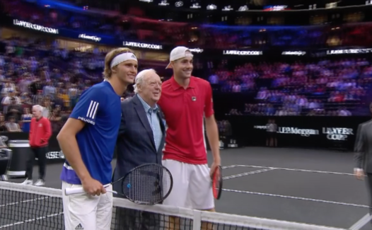 R. Federer/A.Zverev VS J.Isner/J.Sock