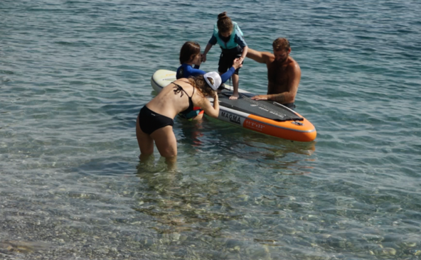 Du paddle pour les enfants