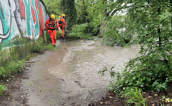 L'Arve menace de déborder