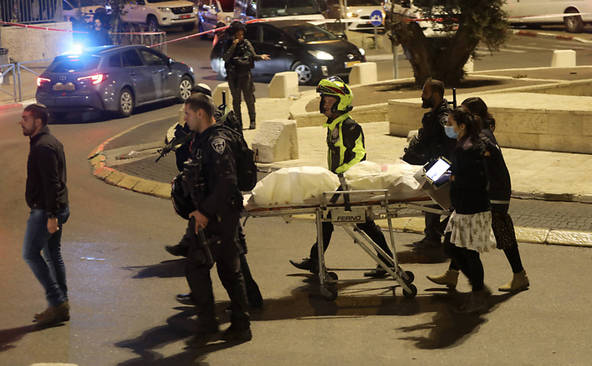 Sept blessés, dont deux grièvement, dans une attaque à Jérusalem