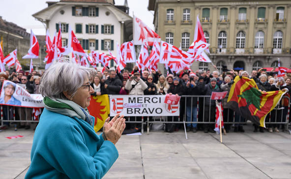 Elisabeth Baume-Schneider remercie ses supporters