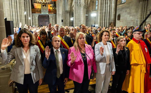 Les élus municipaux prêtent serment à la Cathédrale Saint-Pierre
