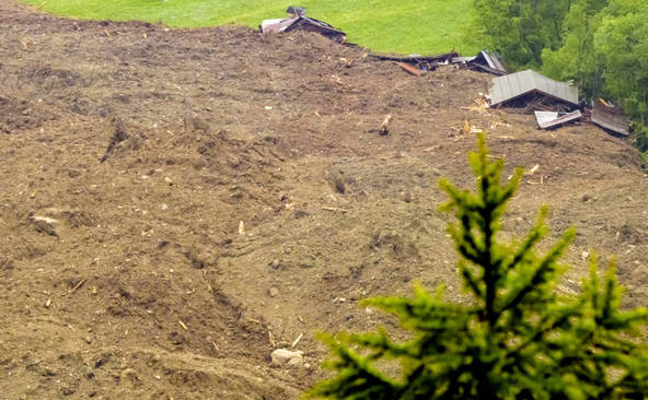 Les communes en aval de Blatten ont pour l'heure été épargnées