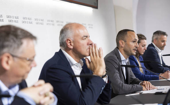Conseil d'Etat valaisan: 10 millions pour les habitants de Blatten
