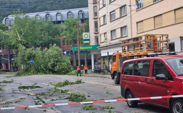 Neuchâtel balayé par une rafale à 140 km/h