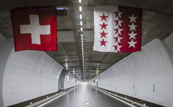 Autoroute A9: tube sud du tunnel de Viège ouvert