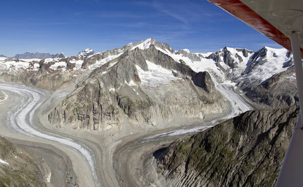 Un hélicoptère s'est écrasé sur le glacier d'Oberaletsch (VS)