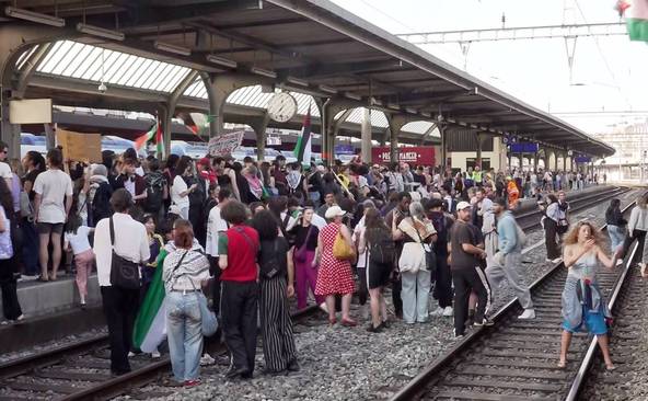 Manifestation pro-Palestine à Cornavin: les CFF porteront plainte