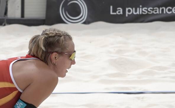 Le beach-volley se conjugue au féminin à la Rotonde