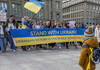 Mobilisations pour l'Ukraine dans les grandes villes de Suisse