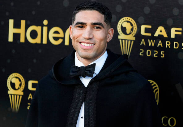 Afrique: Achraf Hakimi joueur de l'année