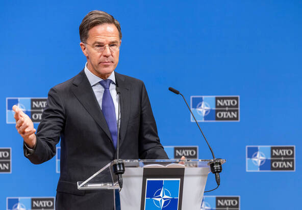 Ukraine: le secrétaire général de l'Otan salue les efforts de Trump