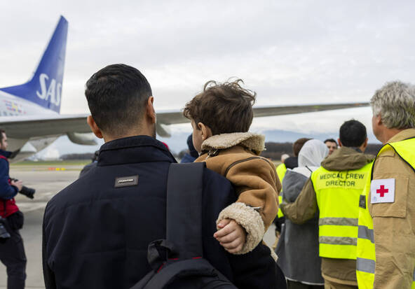 Treize enfants supplémentaires de Gaza sont arrivés en Suisse