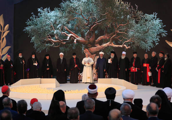 Liban: le pape appelle les chefs religieux à combattre l'intolérance