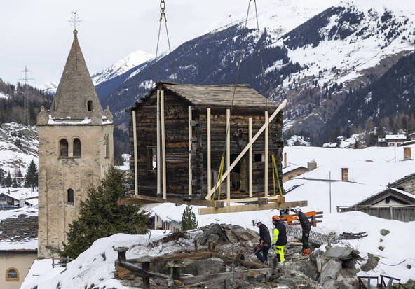 Projet pour mettre en valeur les raccards de Bourg-St-Pierre (VS)