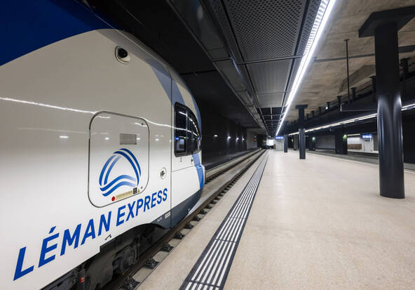 Nouvelle offre nocturne du Léman Express lancée en musique