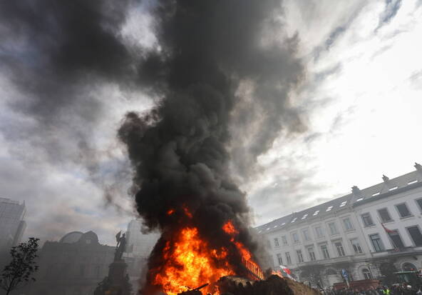 Report en vue pour l'accord UE-Mercosur, sur fond de manifestation