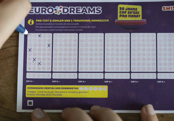 Personne ne décroche la bonne combinaison à l'Eurodreams