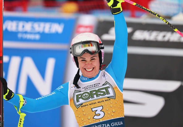 Premier succès pour Nicol Delago, les Suissesses loin du compte