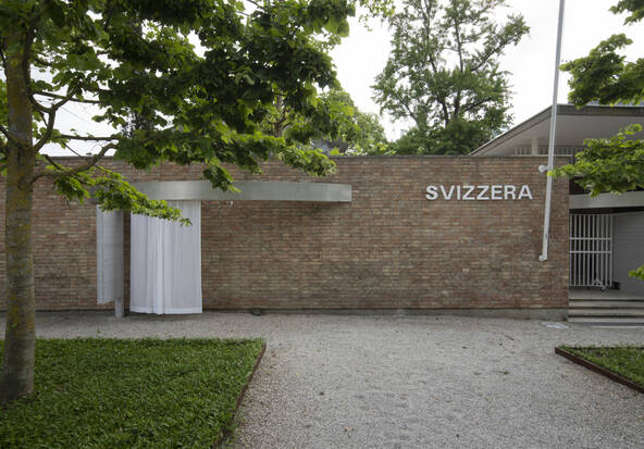 Un collectif multilingue anime le pavillon suisse à Venise