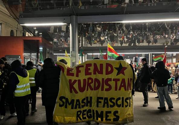 Près d'un millier de Kurdes manifestent à Bâle et à Berne