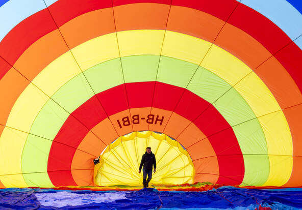 Une semaine inespérée pour les montgolfières à Château-d'Oex
