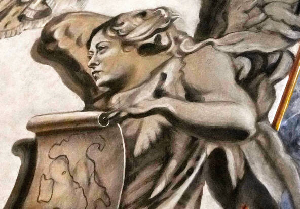 Le « visage d'ange » de Meloni retiré d'une fresque à Rome